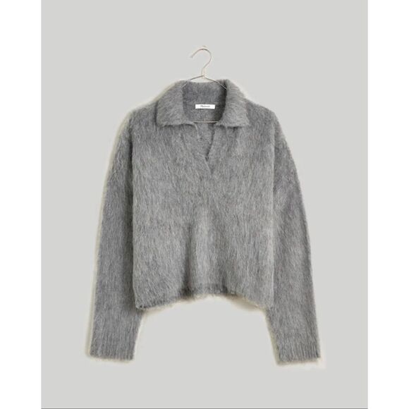 Madewell Brushed Polo Sweater Size XS - Picture 2 of 6